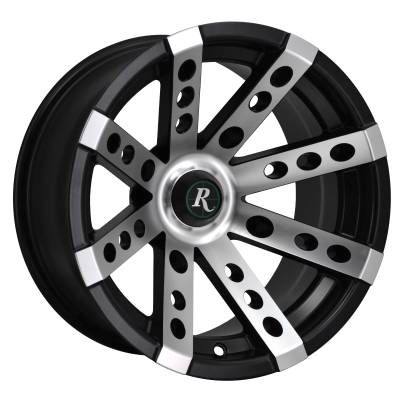HD Wheels - HD Wheels Buckshot 12x7 4x156 -40mm Satin Black/Machined BS127049-40SBM