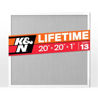 K&N - K&N HVC-13-12020 HVAC Filter 20 x 20 x 1 MERV 13