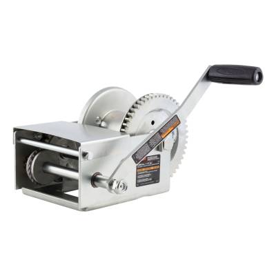 CURT - Hand-Crank Brake Winch 2500 lbs 15.81 Gear Ratio 10.6" Handle
