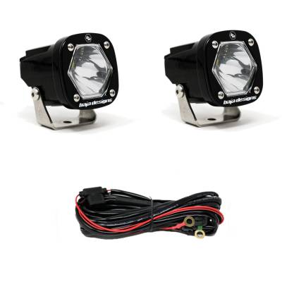 Baja Designs - Baja Designs 387801 S1 Black LED Auxiliary Light Pod Pair