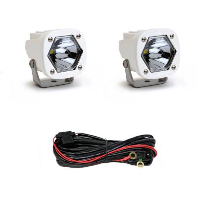 Baja Designs - Baja Designs 387801WT S1 White LED Auxiliary Light Pod Pair