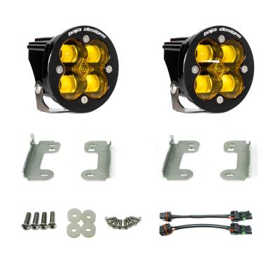 Baja Designs - Baja Designs 448143 Squadron-R SAE Fog Pocket Light Kit for 07-18 Wrangler JK