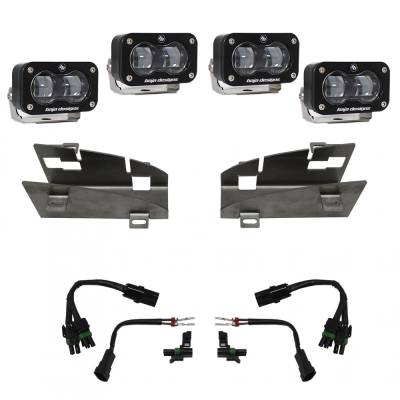 Baja Designs - Baja Designs 448164 Dual S2 SAE Fog Pocket Light Kit for Dodge Ram