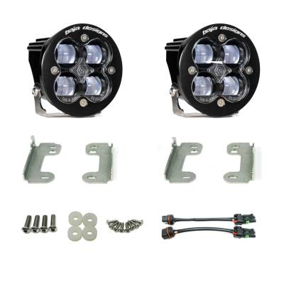 Baja Designs - Baja Designs 447621 Squadron-R SAE Fog Pocket Light Kit 07-18 Jeep Wrangler JK