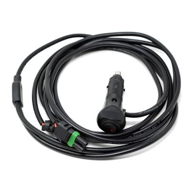 Baja Designs - Baja Designs 447650 10' Wire Harness w/12v Cigarette Plug for 2 Lights Max 85W