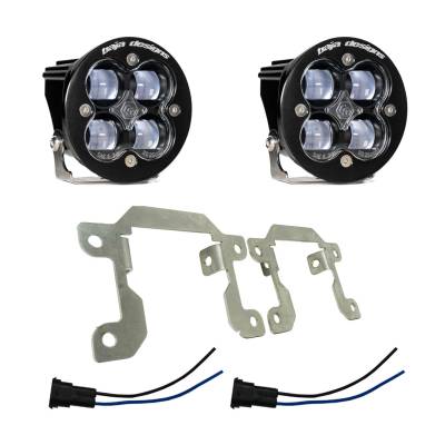 Baja Designs - Baja Designs 447724 Squadron-R SAE Fog Pocket Light Kit Clear for Ford/Subaru