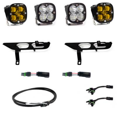 Baja Designs - Baja Designs 447868UP Squadron SAE/Pro Fog Pocket Light Kit