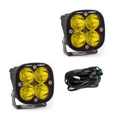 Baja Designs - Baja Designs 727811 Squadron Racer Edition Amber LED Auxiliary Light Pod Pair