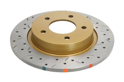 Disc Brakes Australia - Disc Brakes Australia DBA42957XS DBA 4000 Series XS Gold Rear Brake Rotor