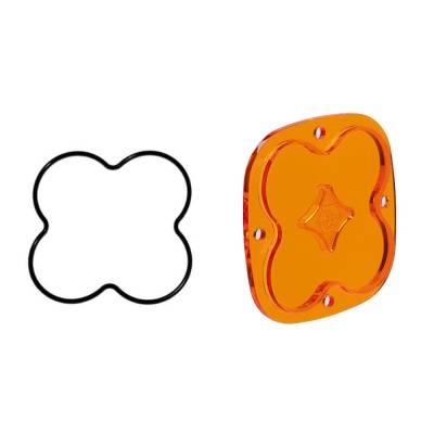 Baja Designs - Baja Designs 668417 Squadron Light Pod Lens Kit Spot Factory Amber