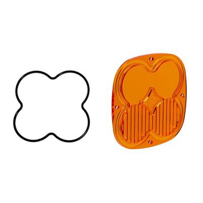 Baja Designs - Baja Designs 668418 Squadron Light Pod Lens Kit Driving/Combo Factory Amber