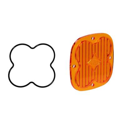 Baja Designs - Baja Designs 668419 Squadron Light Pod Lens Kit Wide Cornering Factory Amber