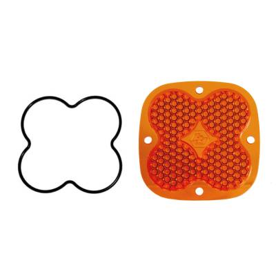 Baja Designs - Baja Designs 668420 Squadron Light Pod Lens Kit Work/Scene Factory Amber