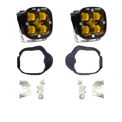 Baja Designs - Baja Designs 448132 Squadron SAE Fog Pocket Light Kit for Mercedes