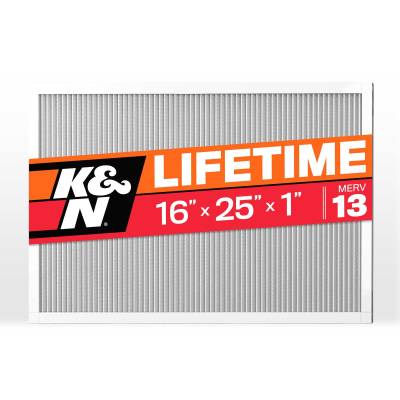 K&N - K&N HVC-13-11625 HVAC Filter 16 x 25 x 1 MERV 13