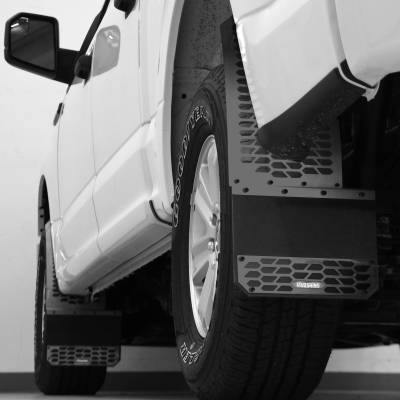 Putco - Putco 78210 Black HEX Mud Skins Front for 15-25 Ford F150