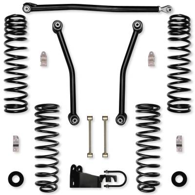 Rock Krawler - Rock Krawler JK35AS-4 3.5" Adventure Lift w/o Shocks for 07-18 Wrangler JK 4DR