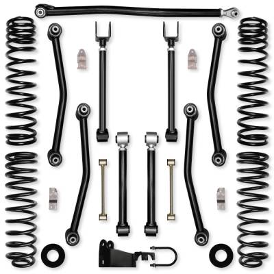 Rock Krawler - Rock Krawler JK35UA-4 3.5" Ultimate Lift Kit w/o Shock for 07-18 Wrangler JK 4DR