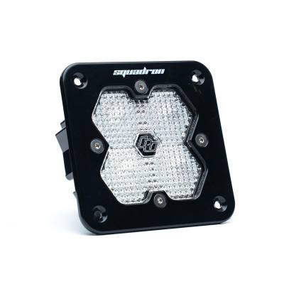 Baja Designs - Baja Designs 55-1006-2 Squadron 2.0 Sport Black Flush Mount LED Aux Light Pod
