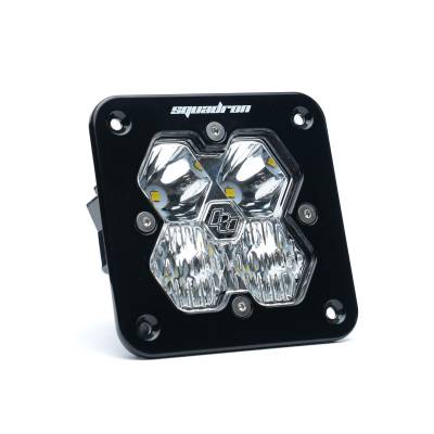 Baja Designs - Baja Designs 55-1003-2 Squadron 2.0 Sport Black Flush Mount Auxiliary Light Pod