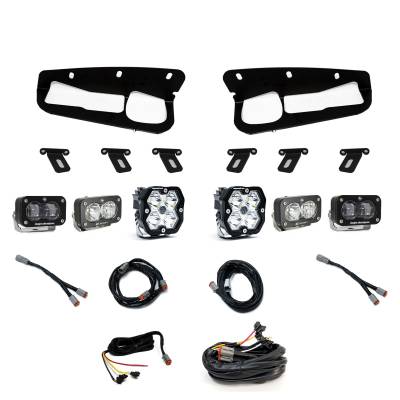 Baja Designs - Baja Designs 44-0081-UP Squadron 2.0 Sport/S2 SAE Sportman Fog Pocket Light Kit
