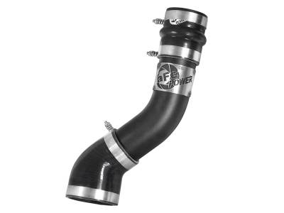 aFe Power - aFe 46-20068-B 3" BladeRunner Alum Hot Charge Pipe Black for 94-02 RAM 2500/3500