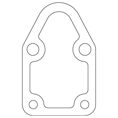 Cometic Gasket Automotive - Cometic C15617 Fuel Pump Mounting Plate Gasket for Chevy Gen-1 Small Block V8