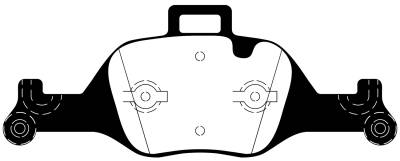 EBC Brakes - EBC Brakes UD2060 UltiMax Brake Pads for 17-22 530e/530i/540i/I4/X5/X6