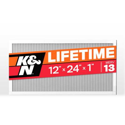 K&N - K&N HVC-13-11224 HVAC Filter 12 x 24 x 1 MERV 13