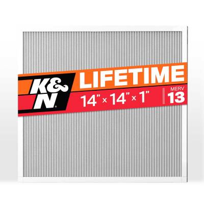 K&N - K&N HVC-13-11414 HVAC Filter 14 x 14 x 1 MERV 13
