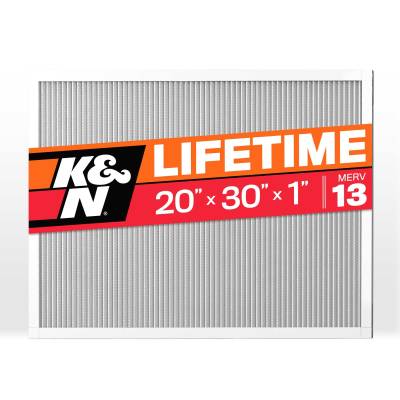K&N - K&N HVC-13-12030 HVAC Filter 20x30x1 Merv 13