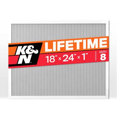 K&N - K&N HVC-8-11824 HVAC Filter 18 x 24 x 1 Merv 8