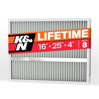 K&N - K&N HVC-8-41625 HVAC Filter 16 x 25 x 4 Merv 8