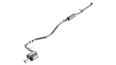 Borla - Borla 140941 S-Type Cat-Back Exhaust Single Right Rear Exit for 22-25 Civic 2.0L