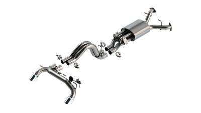 Borla - Borla 140934 ATAK Cat-Back Exhaust Single Split RR Exit 22-26 Bronco Raptor 3.0L