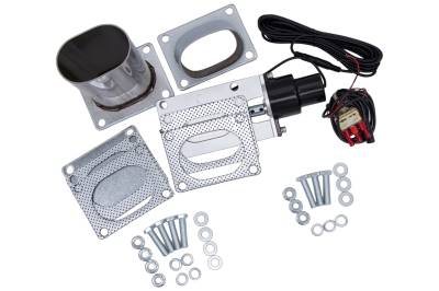 Granatelli Motor Sports - Granatelli 313530 Stainless 3.0" 76mm Oval Electronic Exhaust Cutout System
