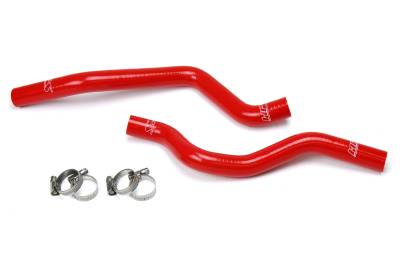 HPS Performance - HPS 57-1529-Red Red Heater Coolant Hose Kit for 08-17 Mitsubishi Lancer