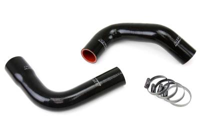 HPS Performance - HPS 57-1588-BLK Black Radiator Hose Kit for 76-86 Jeep CJ7 4.2L