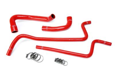 HPS Performance - HPS 57-1689 Red Red Radiator/Heater Coolant Hose Kit for 00-01 Jeep Wrangler TJ