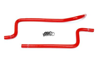 HPS Performance - HPS 57-1221H-Red Red Heater Coolant Hose Kit for 97-01 Jeep Wrangler TJ 4.0