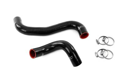 HPS Performance - HPS 57-2140R-BLK Black Radiator Coolant Hose Kit for 10-12 Subaru Legacy 2.5L