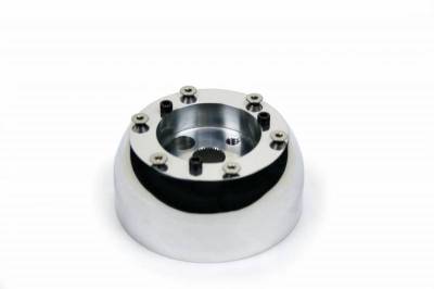IDIDIT - IDIDIT 2202360040 Steering Wheel Adapter 6-Bolt 56-62 Corvette Polished Aluminum