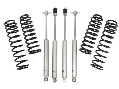 Freedom Off-Road - Freedom FO-J303+FO-J103F25+FO-J103R25 2.5" Lift FR/RR w/Shocks for 07-18 Jeep JK