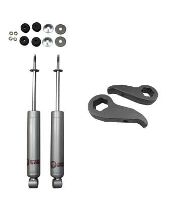 Freedom Off-Road - Freedom O/R FO-G104F+FO-G304F 1-3" FR Torsion Key & Shock for 11-19 Silv/Sra HD
