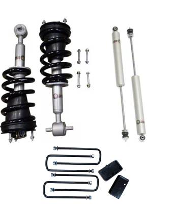 Freedom Off-Road - Freedom FO-G807-3-KIT 3" Struts w/Rear Blocks & Shocks for 19+ Silverado/Sierra