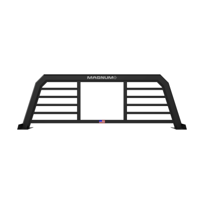 Magnum Truck Racks - Magnum 321STBRO1NB Headache Rack Standard Window Bars Matte Black