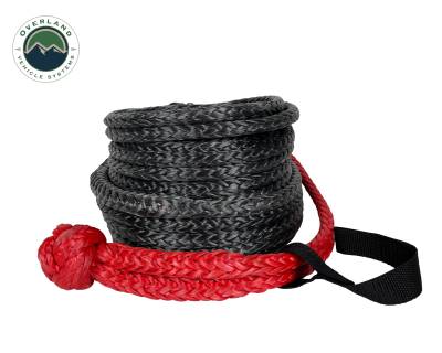Overland Vehicle Systems - Overland Vehicle Systems 19009918 Synthetic Winch Line w/Soft Shackle