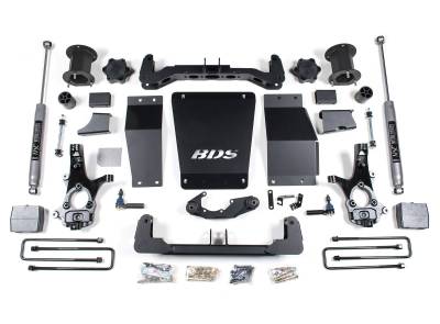 BDS Suspension - BDS Suspension BDS708H NX2 6.5" Suspension Lift Kit for 14-18 Chevy/GMC 1500 4WD