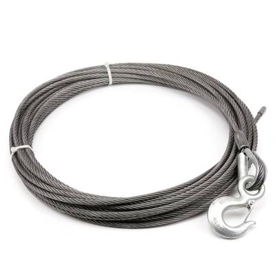Warn - Warn 23678 Winch Cable & Hook 7/16"x100' 20400lb