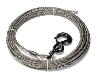 Warn - Warn 77534 Wire Rope Assembly 1/2"x75' w/Hook